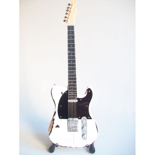 Guitare Miniature De Type Telecaster Status Quo Rick Parfitt