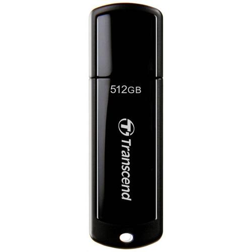 Transcend JetFlash 700 - Clé USB - 512 Go - USB 3.1 Gen 1 - noir