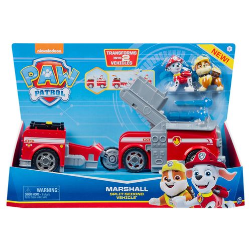 La Pat' Patrouille Vehicule 2 En 1 Split Up Paw Patrol (Assort)