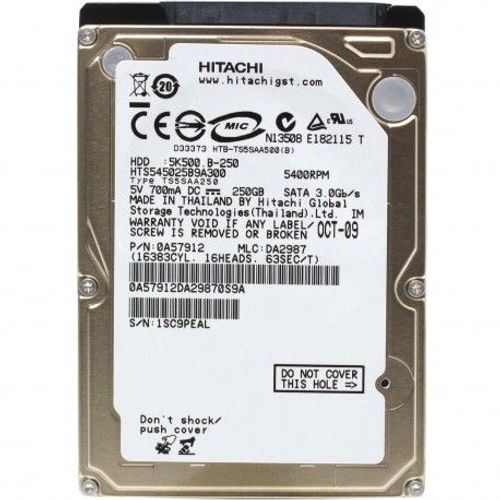 Disque dur 250 Go HTS545025B9A300 Hitachi