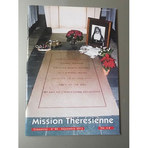 Mission Theresienne No 80 Septembre 2013