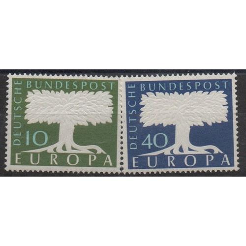 Allemagne Timbres Europa 1957