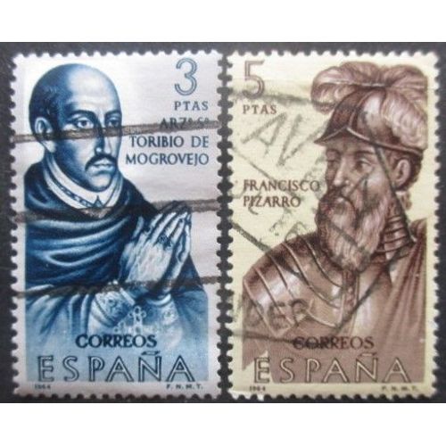 Espagne N°1292 Et 1293 Oblitérés