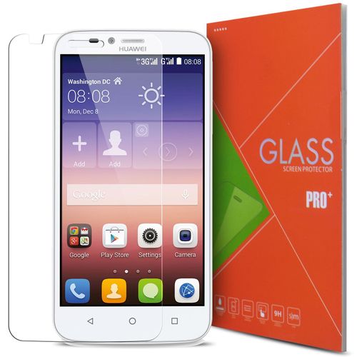 Caseink - Protection Écran Verre Trempé Huawei Ascend Y625 - 9h Séries Glass Pro+ Hd [ Epaisseur 0.33mm Angles Incurvés 2.5d ]