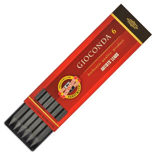 Koh-I-Noor 6 Gioconda 5.6 Mm Mines Graphites. 4865/4b