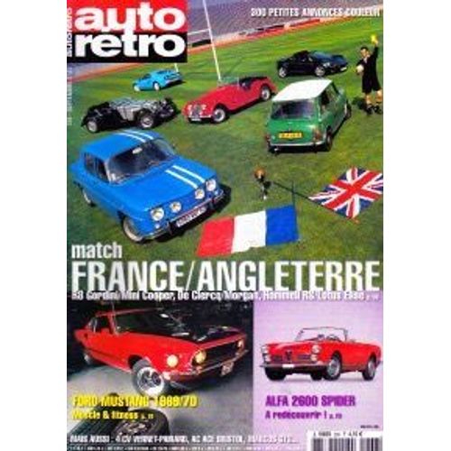 Auto Retro N° 268 : Renault 8 Gordini /Ford Mustang 69/70