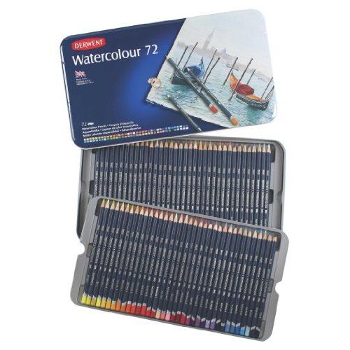 Derwent Crayons Aquarellables Boite Métal De 72 (Import Royaume Uni)