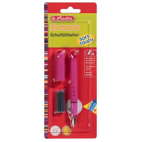 Herlitz 8621351 Stylo Plume A Tornado Pour Débutant Avec Grip Caoutchouté De Couleur (Import Allemagne)