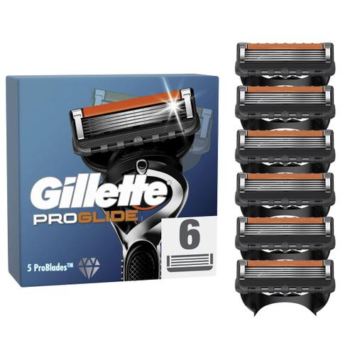 6 X Gillette Proglide Recharge Lames De Rasoir Pour Homme 