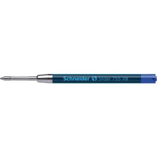 Schneider Slider 755 / 175503 Mine Pour Stylo-Bille Xb Bleu Lot De 10