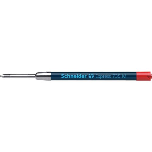 Schneider Express 735 Lot De 10 Recharges Iso12757-2 G2 M Rouge