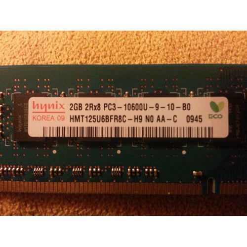 Hynix 2gb pc3 10600U 9 10 B0 hmt125u6bfr8c