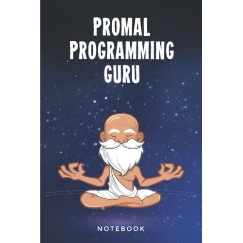 Promal Programming Guru Notebook: Customized Lined Notepad Journal Gift For A Qualified Promal Developer