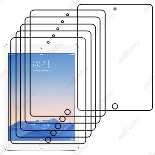 Ebeststar ® Lot X6 Film Protection D'écran Anti Rayures Protecteur Transparent Pour Apple Ipad Air 2, Ipad 6 (Wi-Fi, 3g)