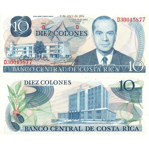 Costa Rica / 10 Colones / 1983 / P-237(B) / Unc
