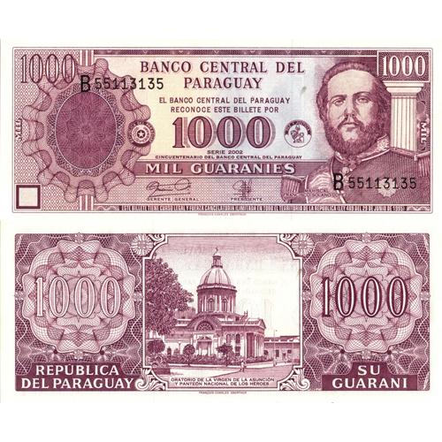 Paraguay / 1.000 Guaranies / 2002 / P-221(A) / Unc