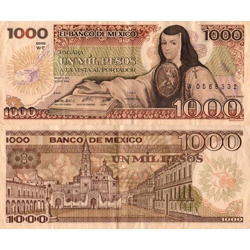 Mexique / 1.000 Pesos / 1984 / P-81(A) / Vf