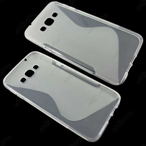 Ebeststar ® Etui Housse Coque S-Line Silicone Protection En Gel Pour Samsung Galaxy A8 Sm-A800f, Couleur Transparent + Film Protection D'écran