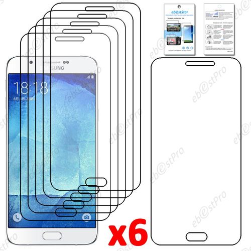 Ebeststar ® Lot X6 Protection Film D'écran Anti Rayures Anti Traces Pour Samsung Galaxy A8 Sm-A800f