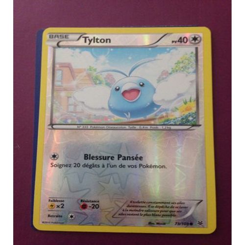 Tylton 73/108 Reverse Ciel Rugissant Carte Pokemon Francaise 
