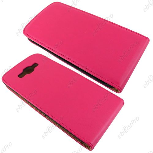 Ebeststar ® Etui Pu Cuir Rabattable Housse Coque Ultra Slim Pour Samsung Galaxy A8 Sm-A800f, Couleur Rose + Film Protection D'écran