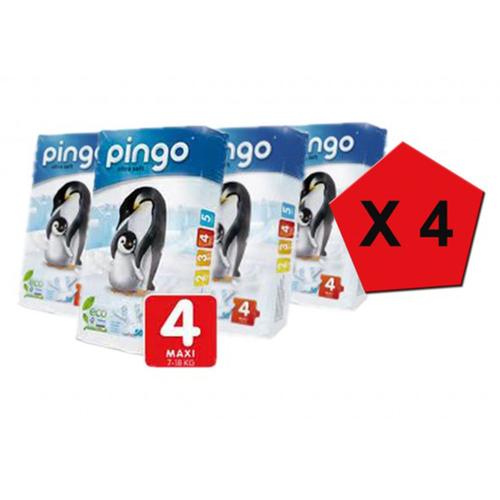 Couches Pingo T4 7/18kg (Lot De 200 Soit 4 Paquets De 50)