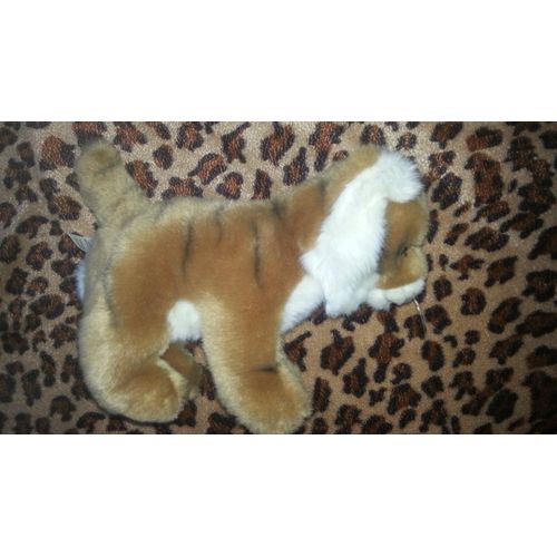 Doudou Peluche Wwf Oko Bébé Tigre Felin Assis( Lion...)