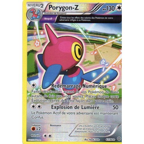 Porygon-Z 67/98 Rare Holo Reverse - Origines Antiques - Vf