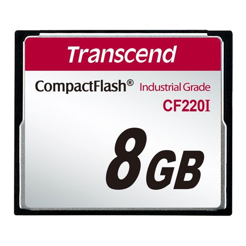 Transcend CF220I Industrial Grade - Carte mémoire flash - 8 Go - CompactFlash