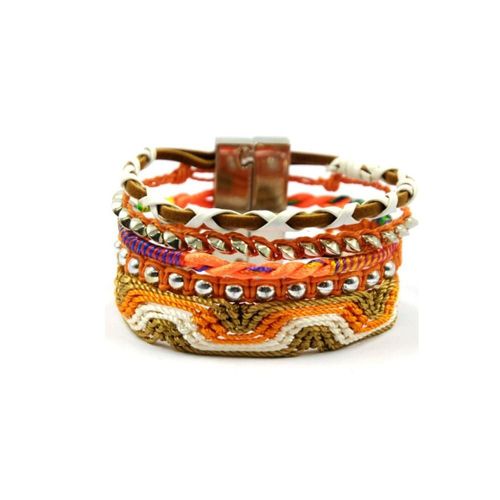 Bracelet Brésilien Tendance . Fermoir Magnétique. 18 Cm