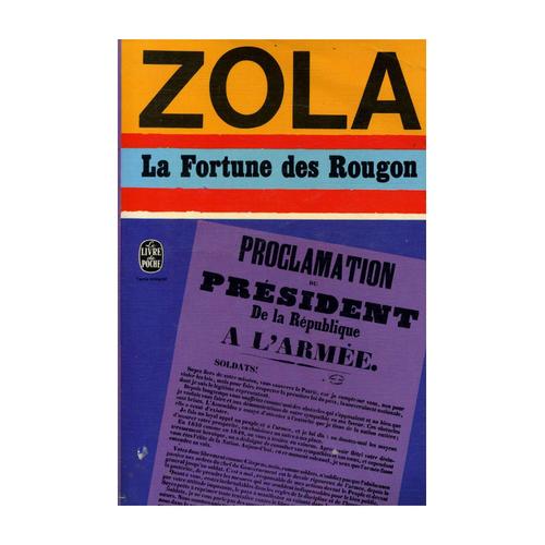 La Fortune Des Rougon / Zola, Emile / Réf: 21567