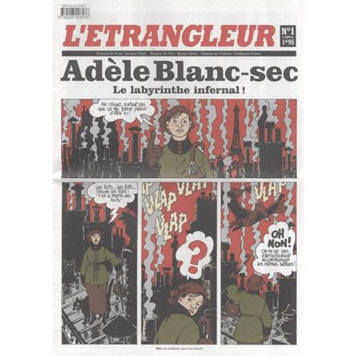 L'etrangleur N° 1, 10 Septembre 2 - Adèle Blanc-Sec - Le Labyrinthe Infernal !