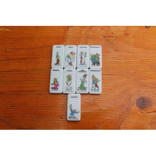 Asterix-Dominos Serie Auchan- Les Gaulois 9 Pieces