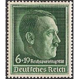 Allemagne, 3ème reich 1938, beau timbre yvert 613, 10ème congrès du ...