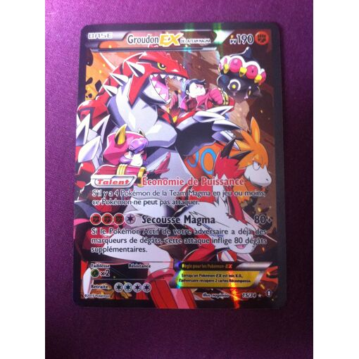 Groudon Ex Art d’occasion | Plus que 4 à -75%