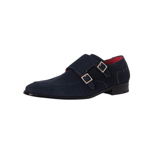 Jeffery West Mocassins En Daim Bleu