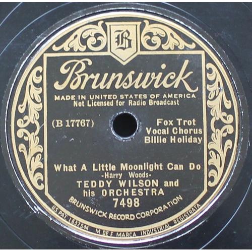 Billie Holiday Brunswick 7498 Usa 78rpm