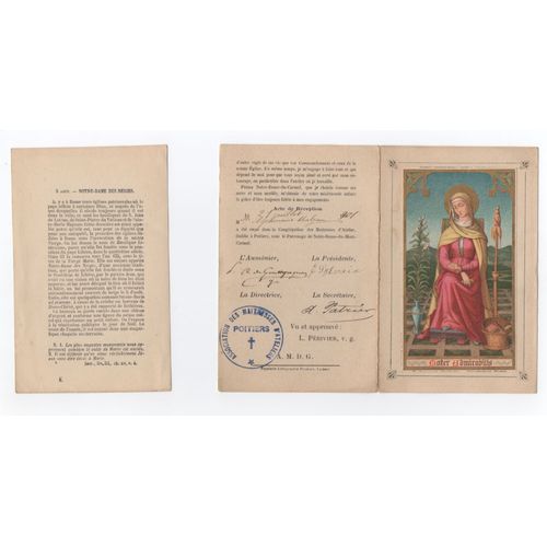 Carte Association Des Maitresses D'ateliers - Poitiers