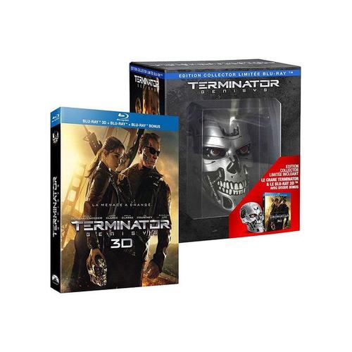 Terminator Genisys - Édition Collector Limitée Blu-Ray Endoskull - Blu-Ray 3d + Blu-Ray + Blu-Ray Bonus + Crâne Terminator