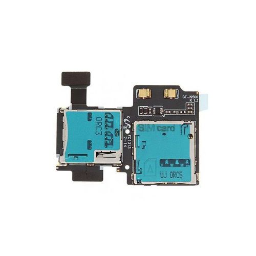 Nappe Lecteur Carte Sim Micro Sd Pour Samsung Galaxy S4 4g Lte I9505