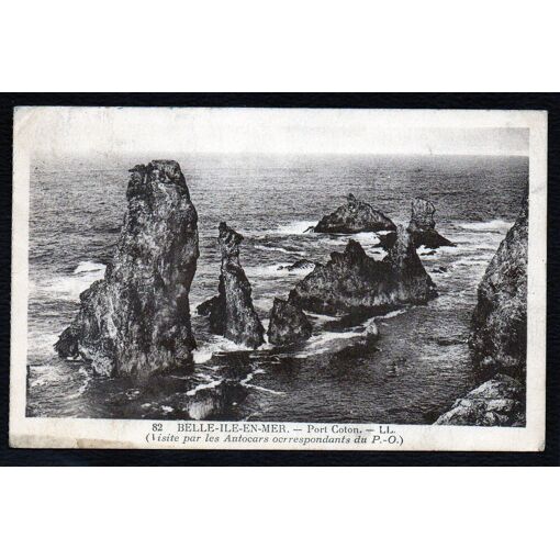 Carte Postale Ancienne France Morbihan 56 Belle Ile En Mer Port Coton Rakuten