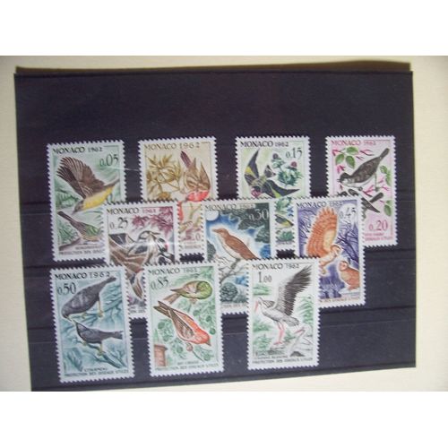 Monaco (Oiseaux) 1962