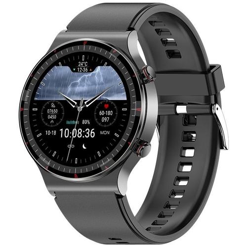 Montre Connectée Ecg Médical Rappel Menstruel Bracelet Tpu Noir Noir Yonis