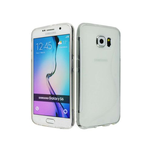 Coque Housse Samsung Galaxy S6 Edge Plus - Etui Tpu  Sline En Silicone Gel Souple Design Semi Rigide - Transparent
