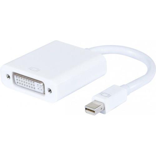 exertis Connect - Adaptateur vidéo - Mini DisplayPort (M) pour DVI-I (F) - DisplayPort 1.2 - support 4K - blanc