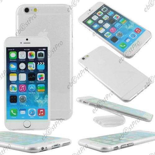 Ebeststar ® Housse Etui Coque Silicone Gel Tpu Souple Ultra Fine 0,5mm Pour Apple Iphone 6s Plus Écran 5,5", Couleur Transparent + 1 Film Protection D'écran + Lingette