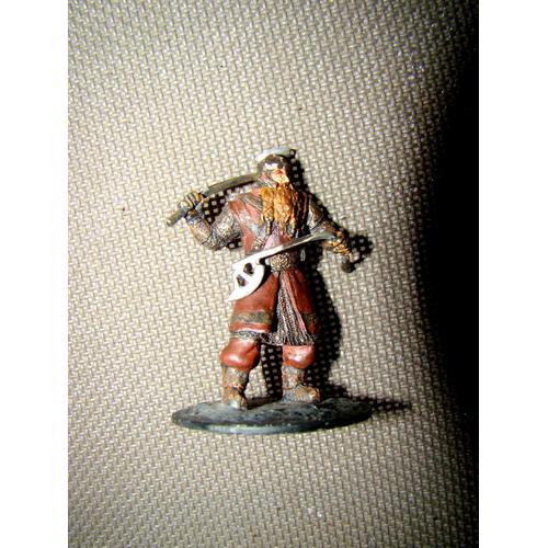 Figurine En Plomb Peint - Le Seigneur Des Anneaux - Gimli