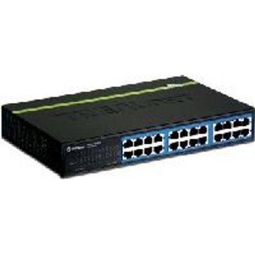 TRENDnet TEG S24Dg - Commutateur - 24 x 10/100/1000 - de bureau - Conformité TAA
