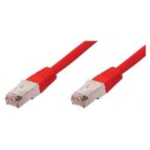 DIGITUS Premium - Cordon de raccordement - RJ-45 (M) pour RJ-45 (M) - 2 m - FTP - CAT 5e - démarré - rouge