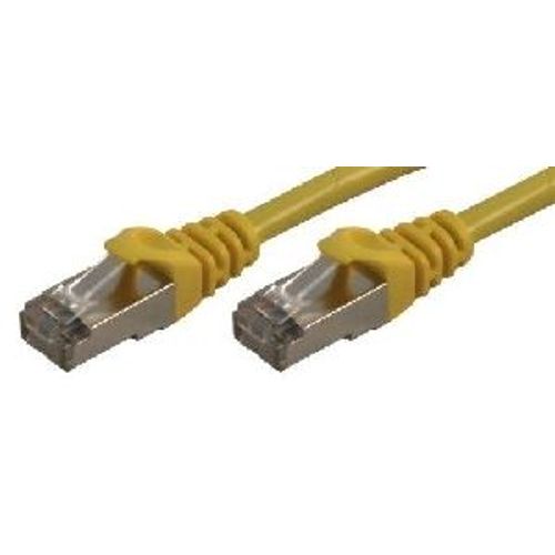 MCL Samar - Cordon de raccordement - RJ-45 (M) pour RJ-45 (M) - 50 cm - FTP - CAT 6 - jaune